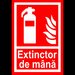 Semn de extinctor de mana